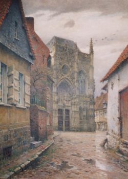 asm036p_saintesprit2 La chapelle du Saint-Esprit (2). Huile sur toile. Dimension 91 x 72. Réf. Catalogue : ASM036. Coll. part.